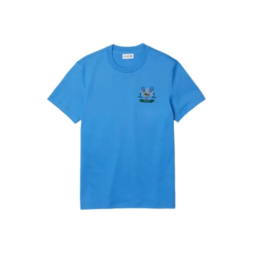 LACOSTE T-рубашка мужская светло-синяя