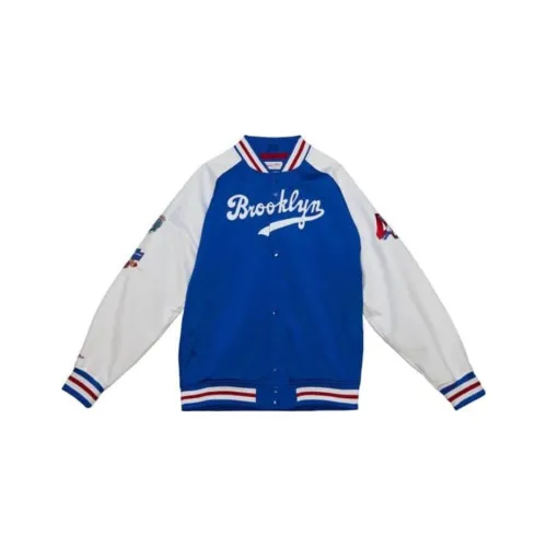 Mitchell Ness Blue Men's Jackets Mitchell Ness Синий Мужские Куртки
