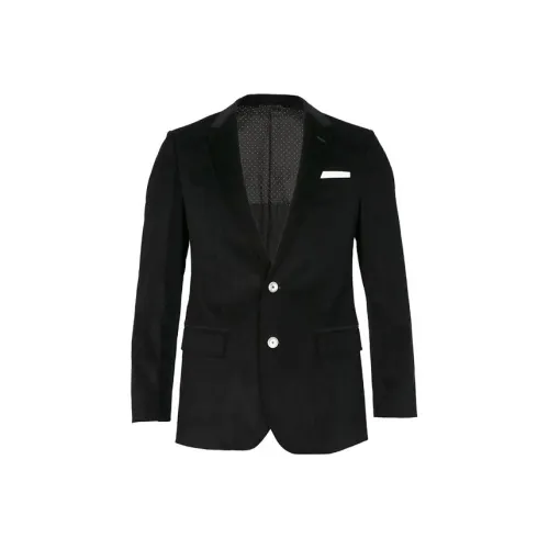 Hugo Boss Бизнес-костюм Пальто Мужской Черный