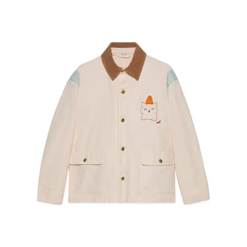 GUCCI SS23 Denim Jacket Men's Pink