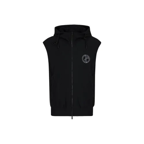 EMPORIO ARMANI Черные Мужские Жилеты