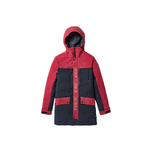 VANS Красный Синий Многоцветный Мужской Пуховик