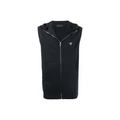 PRADA Мужские черные жилеты