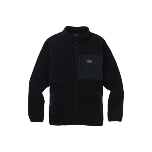 BURTON HEARTH Флис Черный Мужские Куртки