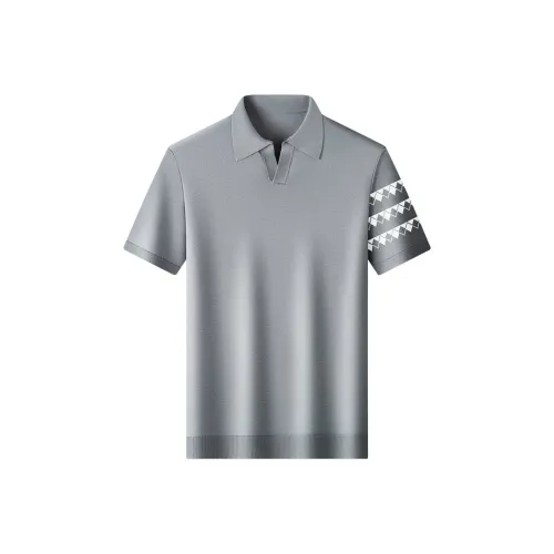 Devanro Polo Мужское Светло-Серое
