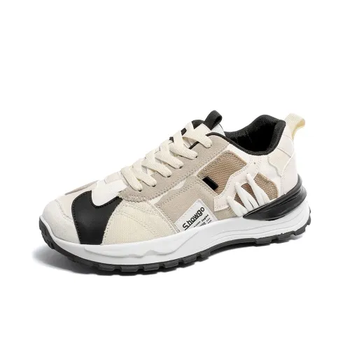 SUPEREDGE Противоскользящий устойчивый к истиранию низкий топ кэжуал мужской экрю