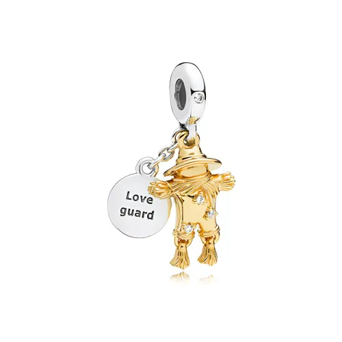 Pandora Sterling Silver 925 пробы, 18K Gold, Синтетический Кубический Цирконий, Ювелирные аксессуары, Золотой, Женские