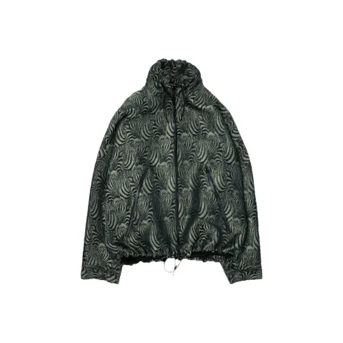 Song for the Mute co-brand Зебра Зеленый Мужской Куртки