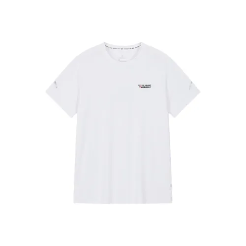 361° Бег T-Shirt Мужской Natural White