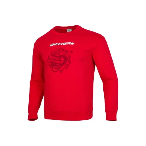 Skechers Красный 01KV Мужские Свитшоты