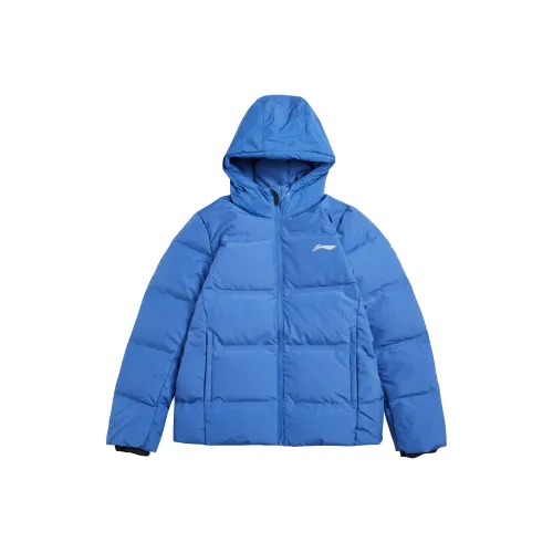 Down Jacket Unisex Cobalt Purple Blue Пуховик Унисекс Кобальт Фиолетовый Синий