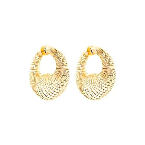 Alaia Стальные серьги женские золотые