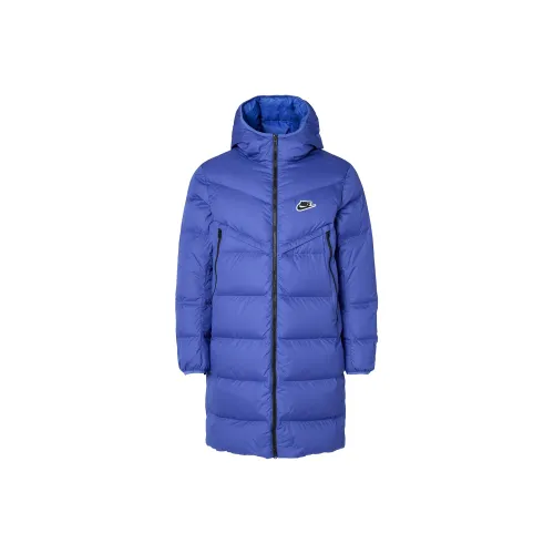 Nike Синий Мужской Пуховик