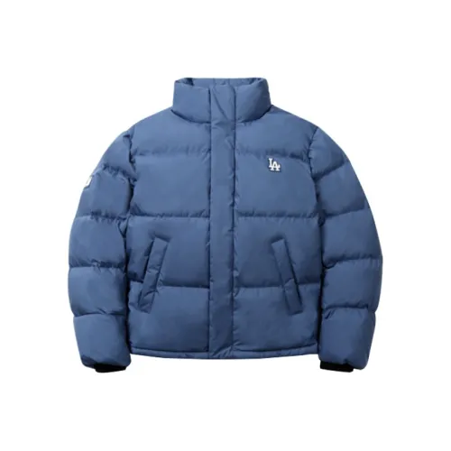 MLB Down Куртка Зимняя Укороченная Унисекс Синяя