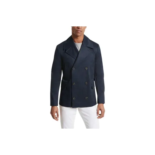 MICHAEL KORS Смесь Куртки и Пальто Peacot Мужской Полночный Синий