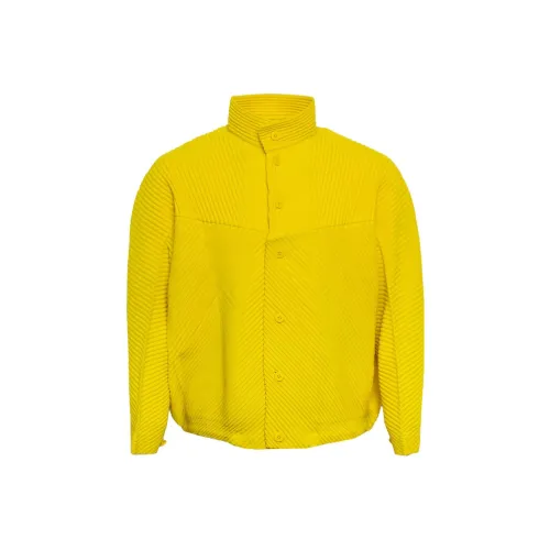 Homme Plissé Issey Miyake Куртки и Пальто Мужской Желтый