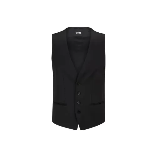 Hugo Boss Мужские черные жилеты
