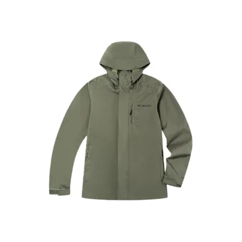 Columbia Походная ветровка унисекс зеленая