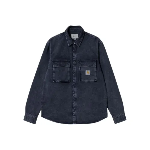 Carhartt WIP Collaboration Темно-синие Унисекс Джинсовые куртки
