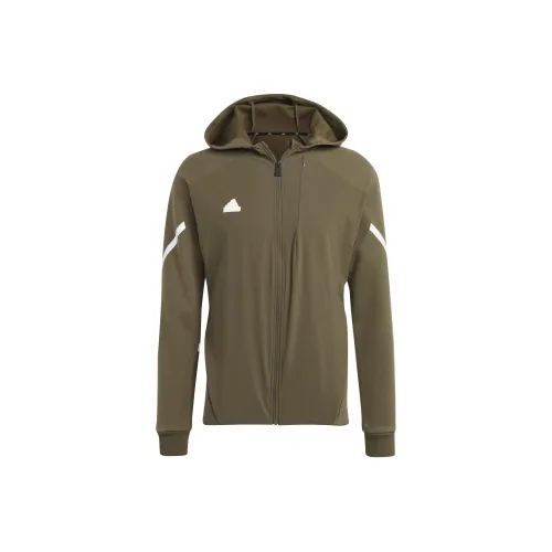 Adidas Слоистый Оливково-Зеленый Мужские Куртки