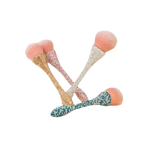 XINZHENJU Стразы Украшенный Камень Ручка Маленькая Подвеска Высокий Стакан Стекло Кисть для Румян Контуринг Чистка