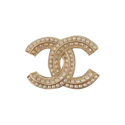 CHANEL Металлические Серьги Золотые Женские