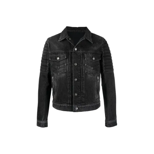 BALMAIN Denim Jacket Men's Black