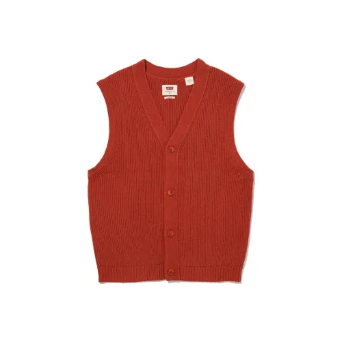 Levis Кирпично-красный Мужской жилеты