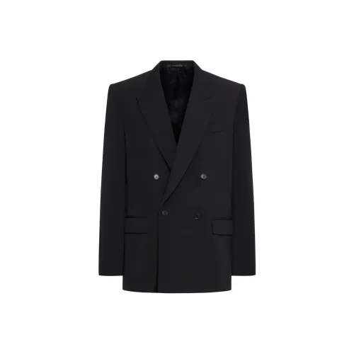 Balenciaga FW23 Бизнес-костюм Пальто Стандартный крой Мужской Черный