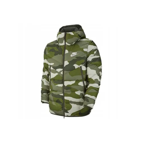 Nike Камуфляж Мужские Пуховики