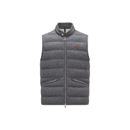 Moncler Светло-серый Мужской жилет