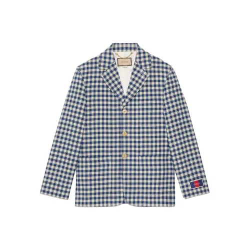 GUCCI FW23 Куртки и Пальто Мужской Синий