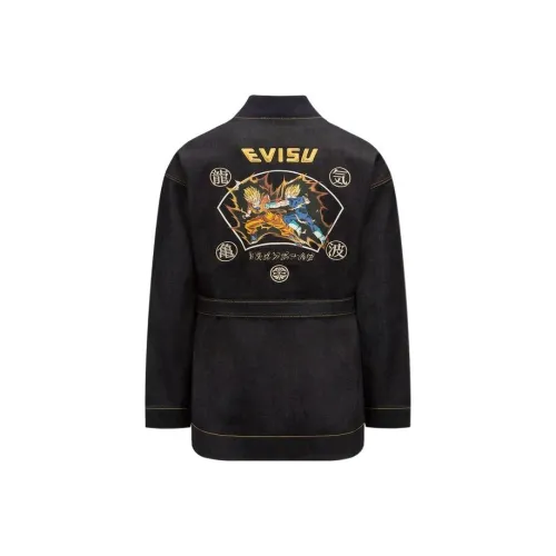 Evisu X Dragon Ball Z Denim Jacket Unisex Denim Blue