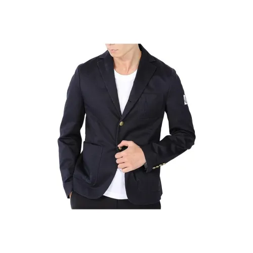 Moncler Темно-синий Синий Мужской Деловой костюм