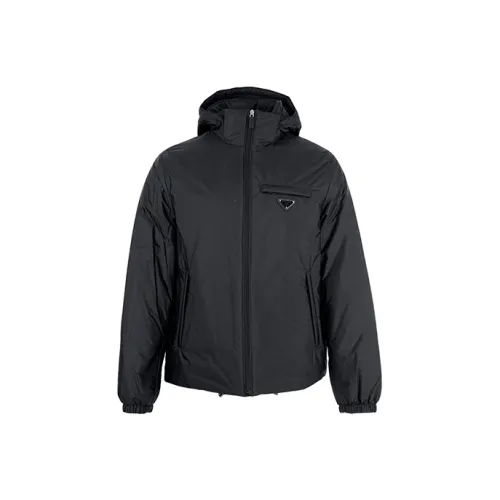 PRADA Пуховик Зимний Мужской Черный