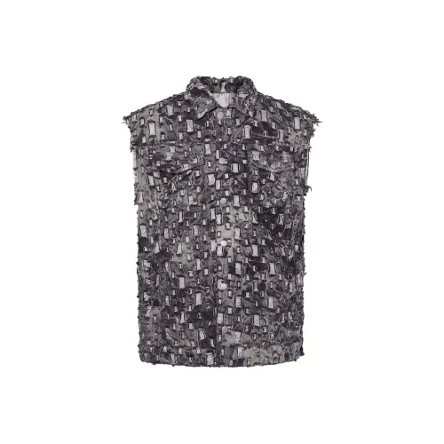 ROCAWEAR Кофейно-серый Унисекс Жилеты