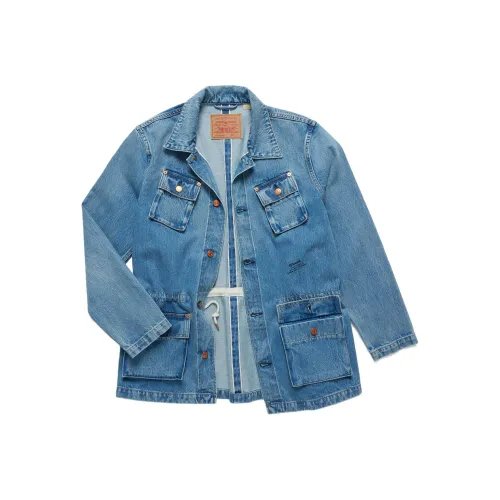 Levis JJJJound collaboration Синие унисекс джинсовые куртки