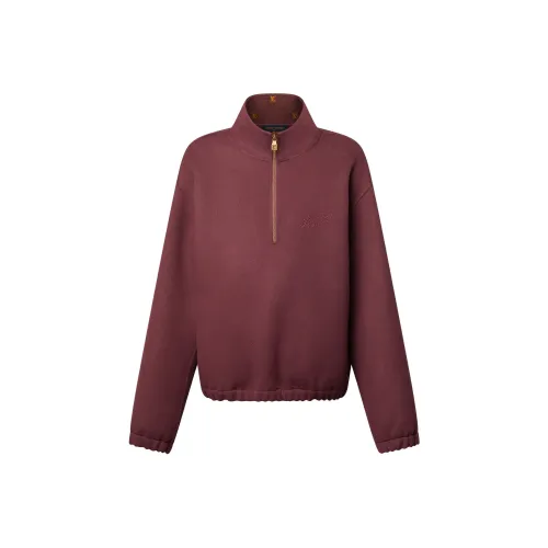 LOUIS VUITTON SS25 Толстовка Мужской Бордовый