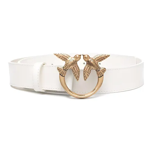 PINKO Кожаные ремни Белый Женские