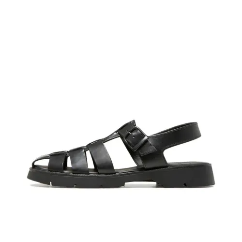 KLEMAN CLEON MANUFACTURE Babord VGT Римские Сандалии Мужские Черные