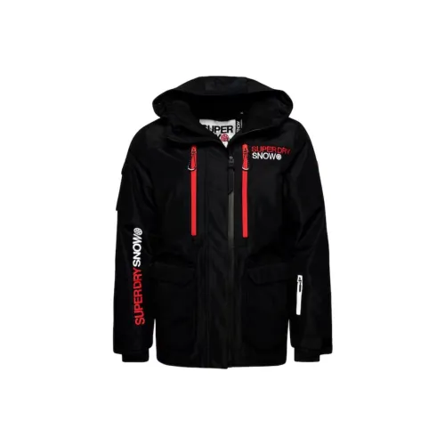 SUPERDRY Мужские черные куртки