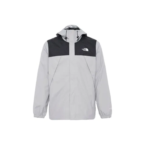 THE NORTH FACE Antora Поход Водонепроницаемый и Ветрозащитный для Сохранения Тепла Ветровка Мужская Серого цвета