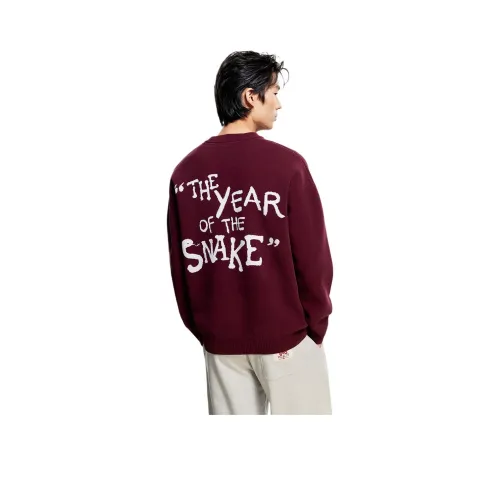 JACK JONES· Свитер Трикотаж Мужской Бордовый