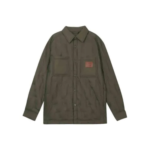 Levis Зеленый Мужской Пуховик