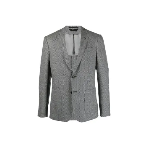 Ermenegildo Zegna Серый Мужской Деловой костюм