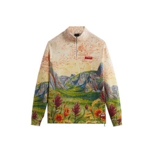 KITH x Columbia SS24 Куртки Пальто Унисекс Вафельная вязка Цвет