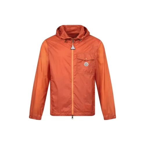 MONCLER Оранжевые Мужские Куртки