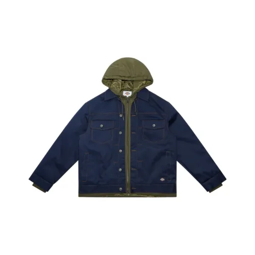 Dickies Хлопковый пуховик Зимний Унисекс Темно-синий