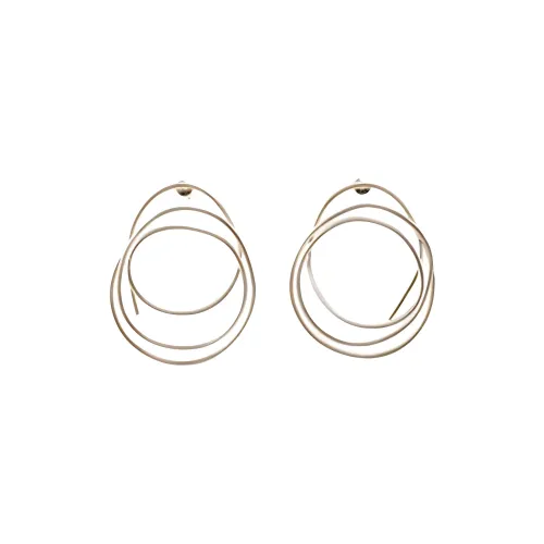Lily Brown Brass Stud Серьги Женские