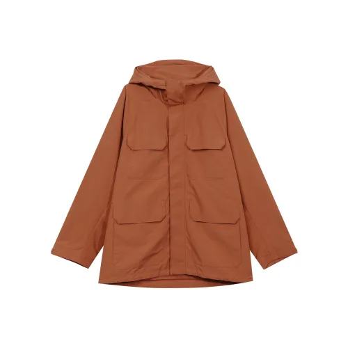 UNIQLO Водонепроницаемый и Ветрозащитный Ветровка Мужская Ярко-Оранжевая